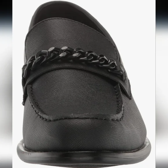 Guess Black Ciflin Loafers Dress Shoes Slip-On Size 10M - Picture 2 of 13